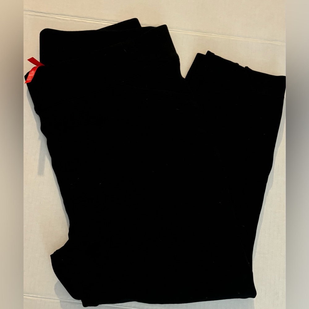 Spanx Perfect Black Pant Back Seam Skinny Pants - 20251Q - Black - Petite